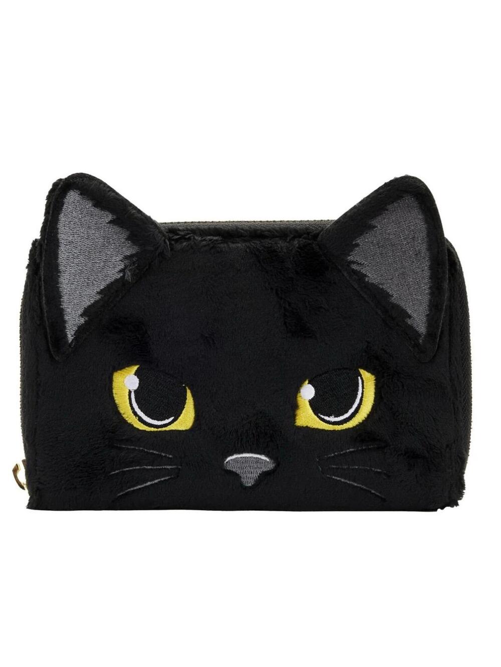 Loungefly Disney Hocus Pocus Binx Head Zip-Around Wallet NWT